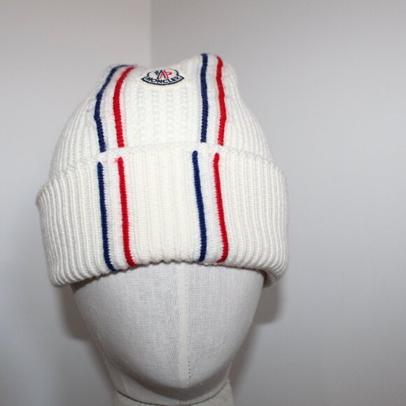 NWT Moncler Berretto Tricot Beanie Ski Snow Hat Knit One Size main image 6